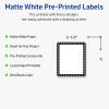 imageAvery Printable Rectangle Labels Gold Double Border Florals 4quot x 313quot Matte White Rectangle Labels Permanent LaserInkjet 40ct Great for Product MerchandisingBlack  White Polka Dots