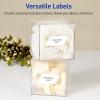 imageAvery Printable Rectangle Labels Sure Feed Technology Double Gold Border Florals Design 1quot x 258quot Matte White Permanent Labels LaserInkjet 160 Total Great for AddressingGold Blush
