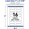 imageAvery Printable Rectangle Labels Sure Feed Technology Double Gold Border Florals Design 1quot x 258quot Matte White Permanent Labels LaserInkjet 160 Total Great for AddressingWatercolors With Gold Ginkgo Leaves