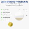 imageAvery Printable Round Labels Sure Feed Technology Gold Beads Design 2quot Diameter Glossy White Permanent Adhesive LaserInkjet 120 Total Great for Product MerchandisingGold Lace Trim