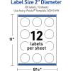 imageAvery Printable Round Labels Sure Feed Technology Gold Beads Design 2quot Diameter Glossy White Permanent Adhesive LaserInkjet 120 Total Great for Product MerchandisingGold Lace Trim