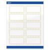 imageAvery Printable Rectangle Labels Gold MultiLined Border 2quot x 4quot Matte White Rectangle Labels Permanent LaserInkjet 100ct Great for Product MerchandisingGold Border With Gold Dots