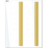 imageAvery Printable Rectangle Labels Sure Feed Technology Blue Border Gold Dots Design 1quot x 258quot Glossy White Permanent Adhesive LaserInkjet 160 Total Great for AddressingDouble Dipped Gold Edge