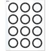 imageAvery Printable Round Labels Sure Feed Technology Gold Beads Design 2quot Diameter Glossy White Permanent Adhesive LaserInkjet 120 Total Great for Product MerchandisingBlack  White Polka Dots