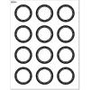 imageAvery Printable Round Labels Sure Feed Technology Gold Dots Edge Design 2quot Diameter Matte White Permanent Labels LaserInkjet 120 Total Great for Product MerchandisingBlack  White Polka Dots