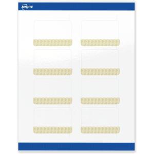 imageAvery Printable Rectangle Labels Gold Border Gold Dots 2quot x 3quot Glossy White Rectangle Labels Permanent LaserInkjet 80ct Great for Product MerchandisingGold Lace Trim