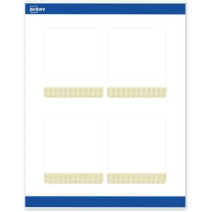 imageAvery Printable Rectangle Labels Gold Double Border Florals 4quot x 313quot Matte White Rectangle Labels Permanent LaserInkjet 40ct Great for Product MerchandisingGold Lace Trim
