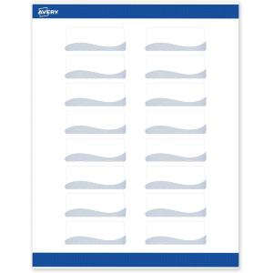 imageAvery Printable Rectangle Labels Sure Feed Technology Double Gold Border Florals Design 1quot x 258quot Matte White Permanent Labels LaserInkjet 160 Total Great for AddressingBlue Waves