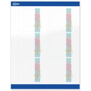 imageAvery Printable Square Labels Gold Dots Green Florals 3quot x 3quot Glossy White Square Labels Permanent LaserInkjet 60ct Great for Product MerchandisingWatercolors With Gold Ginkgo Leaves