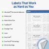 imageAvery Outdoor Waterproof Rectangle Labels with Sure Feed Technology 15quot x 375quot White Film PrinttoTheEdge Compatible with Laser Printers 500 Labels Total100 labels