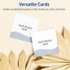 imageAvery Printable Square Cards Gold Edge Dots 25quot x 25quot Matte White Square Cards LaserInkjet 90ct Great for Business PromotionBlue Waves