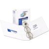 imageAvery Durable View 3 Ring Binders 3 EZD Rings 6 White Binders 097011