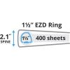imageAvery Durable View 3 Ring Binders 4 One Touch EZD Rings 6 Black Binders 08802Black
