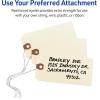 imageAvery Unstrung Shipping Tags 115 pt Stock 434 x 238 Strings and Other Attachments Not Included 1000 Manila Hang Tags 12305