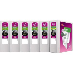imageAvery Durable View 3 Ring Binders 3 EZD Rings 6 White Binders 097016