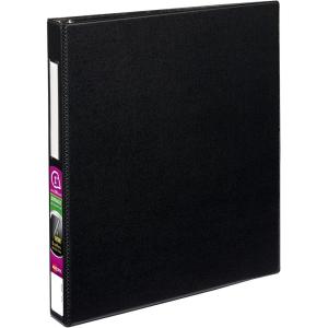 imageAvery Durable View 3 Ring Binders 4 One Touch EZD Rings 6 Black Binders 08802Black
