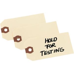 imageAvery Unstrung Shipping Tags 115 pt Stock 434 x 238 Strings and Other Attachments Not Included 1000 Manila Hang Tags 12305