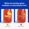 imageAvery Professionally Printed Custom Stickers 25 Diameter Round Personalized Stickers Glossy Clear Film Design Your Own Custom Decals Great for Branding Gifts and MoreGlossy Clear Film