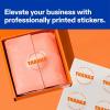 imageAvery Professionally Printed Custom Stickers 25 Diameter Round Personalized Stickers Glossy Clear Film Design Your Own Custom Decals Great for Branding Gifts and MoreGlossy Clear Film