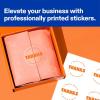 imageAvery Professionally Printed Custom Stickers 25 Diameter Round Personalized Stickers Glossy Clear Film Design Your Own Custom Decals Great for Branding Gifts and MoreMatte Clear Film
