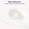 imageAvery SelfAdhesive Hole Reinforcement Stickers 14 Diameter Hole Punch Reinforcement Labels White NonPrintable 200 Labels Total 57291 200 labels