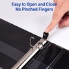 image:imageAvery HeavyDuty View 3 Ring Binder 3 One Touch EZD Rings 670Sheet Capacity 35 Inch Wide Spine Great for Home School Supplies Office or Organization Needs 1 White Binder 791931