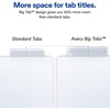 image:imageAvery Insertable Pocket Dividers for 3 Ring Binders 8 Tabs Pastel Big Tabs Classic Patterns Expands Beyond Sheet Protectors Great for Organizing Reports and More 07715