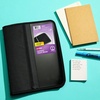 image:imageAvery Zipper 3 Ring Binder 1 Round Rings 175Sheet Capacity Blue Durable Binder Organizer with Pocket for Extra Storage Great for Organizing Projects Assignments and More 26225Black