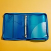 image:imageAvery Zipper 3 Ring Binder 1 Round Rings 175Sheet Capacity Blue Durable Binder Organizer with Pocket for Extra Storage Great for Organizing Projects Assignments and More 26225Blue