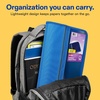 image:imageAvery Zipper 3 Ring Binder 1 Round Rings 175Sheet Capacity Blue Durable Binder Organizer with Pocket for Extra Storage Great for Organizing Projects Assignments and More 26225Blue