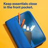 image:imageAvery Zipper 3 Ring Binder 1 Round Rings 175Sheet Capacity Blue Durable Binder Organizer with Pocket for Extra Storage Great for Organizing Projects Assignments and More 26225Blue