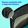 image:imageAvery Zipper 3 Ring Binder 1 Round Rings 175Sheet Capacity Blue Durable Binder Organizer with Pocket for Extra Storage Great for Organizing Projects Assignments and More 26225Black