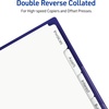 image:imageAvery Double Reverse Collated Tab Dividers Unpunched for Most Binding Systems Printable with HighSpeed Copiers and Offset Presses White 5 Tabs per Set 30 Sets of 204059 x 11 inches