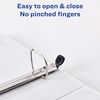 image:imageAvery HeavyDuty Framed View 3Ring Binder 15 EZD Rings 1 Navy Blue Binder 68059Blue