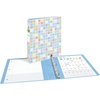image:imageAvery Fashion Durable View 3 Ring Binder 1 Round Rings 175Sheet Capacity 14 Inch Wide Spine Customizable Clear Cover and Spine Sweet Sherbet Design 26739Pixel Puzzle