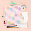 image:imageAvery Fashion Durable View 3 Ring Binder 1 Round Rings 175Sheet Capacity 14 Inch Wide Spine Customizable Clear Cover and Spine Sweet Sherbet Design 26739Sweet Sherbet