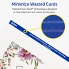 image:imageAvery Printable Rectangle Postcards Sure Feed Technology 4 x 6 Textured Matte White PrintToTheEdge Capability Laser amp Inkjet Compatible 20 Total50 Cards