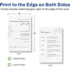 image:imageAvery Printable Rectangle Postcards Sure Feed Technology 6 x 9 Textured Matte White PrintToTheEdge Capability Laser amp Inkjet Compatible 10 Total25 Cards