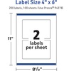 image:imageAvery TrueBlock Matte White Rectangle Labels Sure Feed Technology 4 x 6 50 Matte White Labels PrinttoTheEdge LaserInkjet Printable Great for Packaging and Product Merchandising200 labels