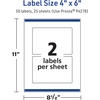 image:imageAvery TrueBlock Matte White Rectangle Labels Sure Feed Technology 4 x 6 50 Matte White Labels PrinttoTheEdge LaserInkjet Printable Great for Packaging and Product Merchandising50 labels