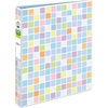 image:imageAvery Fashion Durable View 3 Ring Binder 1 Round Rings 175Sheet Capacity 14 Inch Wide Spine Customizable Clear Cover and Spine Sweet Sherbet Design 26739Pixel Puzzle