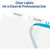 image:imageAvery 8 Tab Unpunched Dividers for Use with Any Binding System Easy Print amp Apply Clear Label Strip Index Maker Customizable White Tabs 25 Sets 11444150 Sets