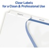 image:imageAvery 8 Tab Unpunched Dividers for Use with Any Binding System Easy Print amp Apply Clear Label Strip Index Maker Customizable White Tabs 25 Sets 1144425 Sets