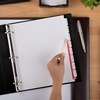 image:imageAvery 8Tab Extra Wide Binder Dividers Easy Print amp Apply Clear Label Strip Index MakerWhite 5 Sets 11441One Size Pack of 10
