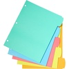 image:imageAvery Big Tab Durable Paper Dividers for 3 Ring Binders 5 Tabs per Set White Printable Labels 1 Set Perfect for School Office and Home Organization 14422Bright