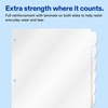 image:imageAvery Big Tab Durable Paper Dividers for 3 Ring Binders 5 Tabs per Set White Printable Labels 1 Set Perfect for School Office and Home Organization 14422White