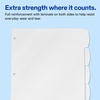 image:imageAvery Big Tab Durable Paper Dividers for 3 Ring Binders 5 Tabs per Set White Printable Labels 1 Set Perfect for School Office and Home Organization 14422White