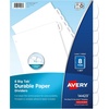 image:imageAvery Big Tab Durable Paper Dividers for 3 Ring Binders 5 Tabs per Set White Printable Labels 1 Set Perfect for School Office and Home Organization 14422White