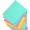 image:imageAvery Big Tab Durable Paper Dividers for 3 Ring Binders 5 Tabs per Set White Printable Labels 1 Set Perfect for School Office and Home Organization 14422Bright