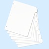 image:imageAvery Big Tab Durable Paper Dividers for 3 Ring Binders 5 Tabs per Set White Printable Labels 1 Set Perfect for School Office and Home Organization 14422White